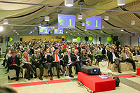 Vista frontal de la sala