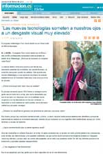 Las nuevas tecnologías someten a nuestros ojos a un desgaste visual muy elevado