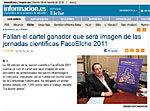 Fallan el cartel ganador que será imagen de las jornadas científicas FacoElche 2011