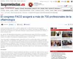 El congreso FACO acogerá a más de 700 profesionales de la oftalmología