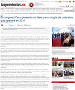 El congreso Faco presenta un láser para cirugía de cataratas que operará en 2011