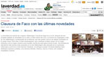 Clausura de Faco con las últimas novedades